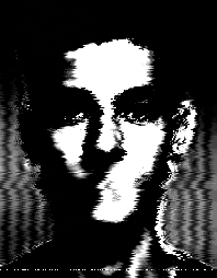 Recovered facial data